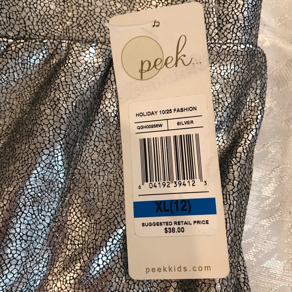 Shiny Silver Metallic Pants - Picture 3 of 3